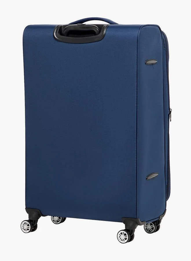 Wave NAVY Solid Softcase Trolley Bag With Retractable Handle  | Best Price UAE