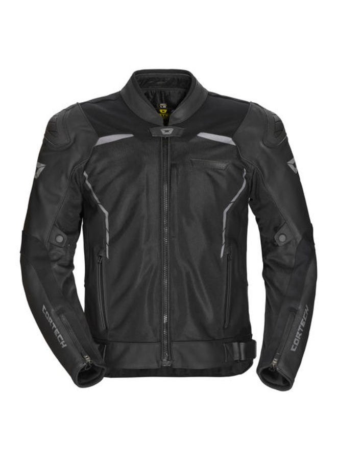 CORTECH - VADER LEATHER MESH JACKET BLACK LRG - Image 1