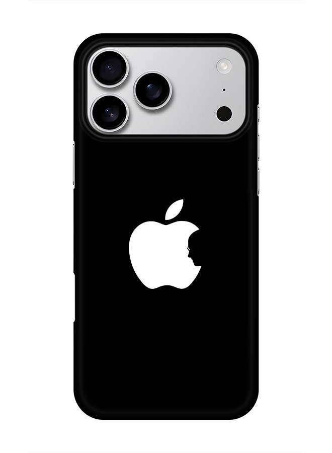 Stylizedd For iPhone 17 Pro Max,Case, [Compatible with MagSafe] Magnetic cover Slim fit Protection Matte, - Steve's Apple - Black