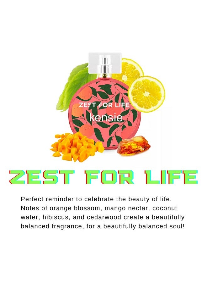 كينزي مجموعة هدايا كينسي زيست فور لايف المكونة من 4 قطع EDP، 3.4 أونصة سائلة. - Image 3