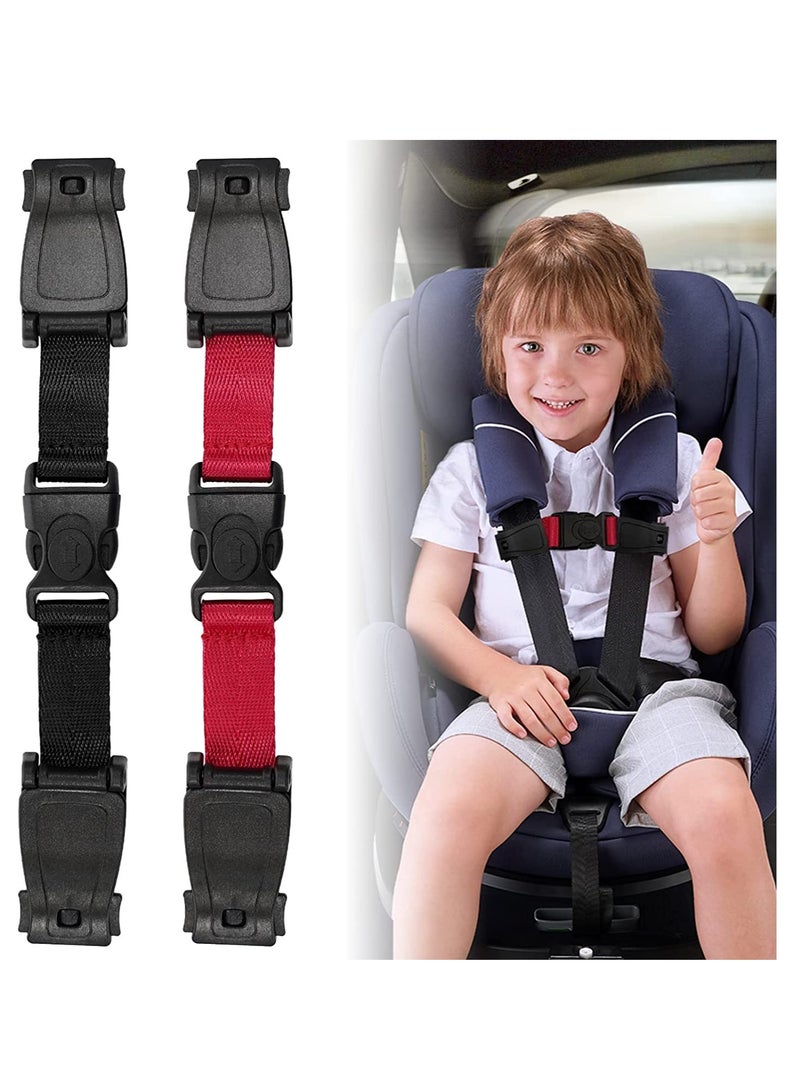 SOLARAE Universal Child Chest Harness Clip, Car Seat Safety Belt Clip Buckle, Anti-Slip Baby Chest Clip Guard Compatible with Seats, Strollers, High Chairs, Schoolbags, for 1.5-inch Width Harness - Image 1
