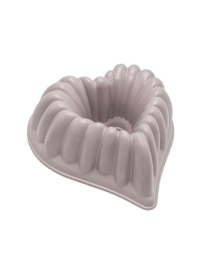 PROCILA Aluminium Granite Non-Stick Hearts Mould Pan Grey 28x27cm - Image 2