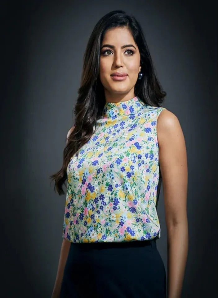 زجزاج طباعة بلا أكمام الساتان الأعلى