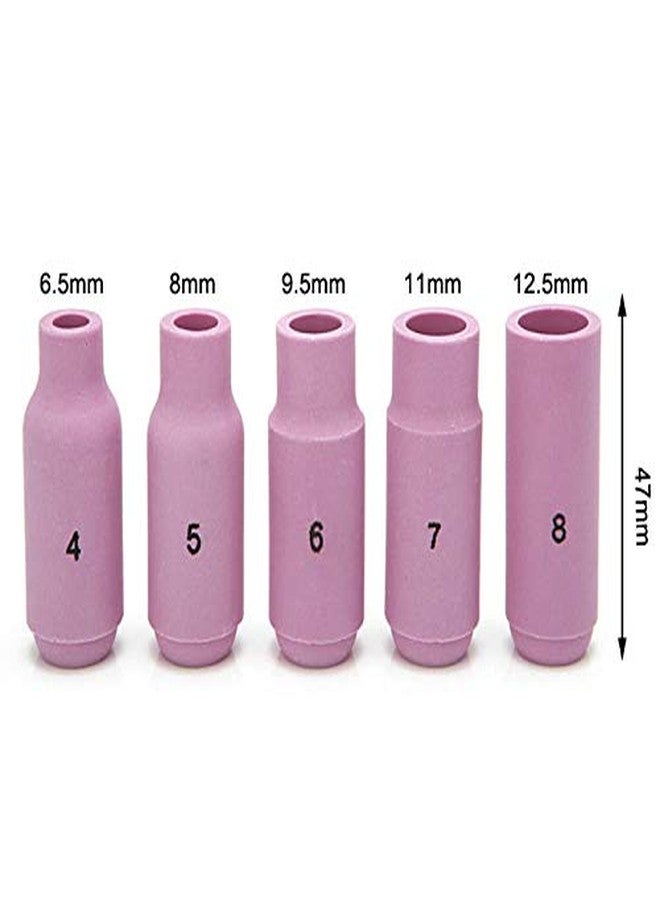 Alffun 17pcs welder TIG welding torch Collet Body nozzle kit Tungsten electrode for wp-17/18/26 TIG welding torch - Image 4