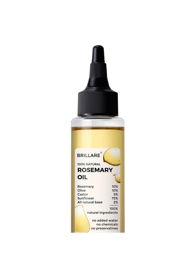 BRILLARE Rosemary Hair Oil For Hair Growth 100 Ml  - Image 1