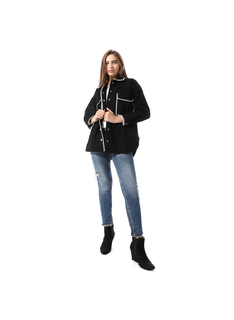 Coctail Women's Winter Jacket-17328 - Image 4