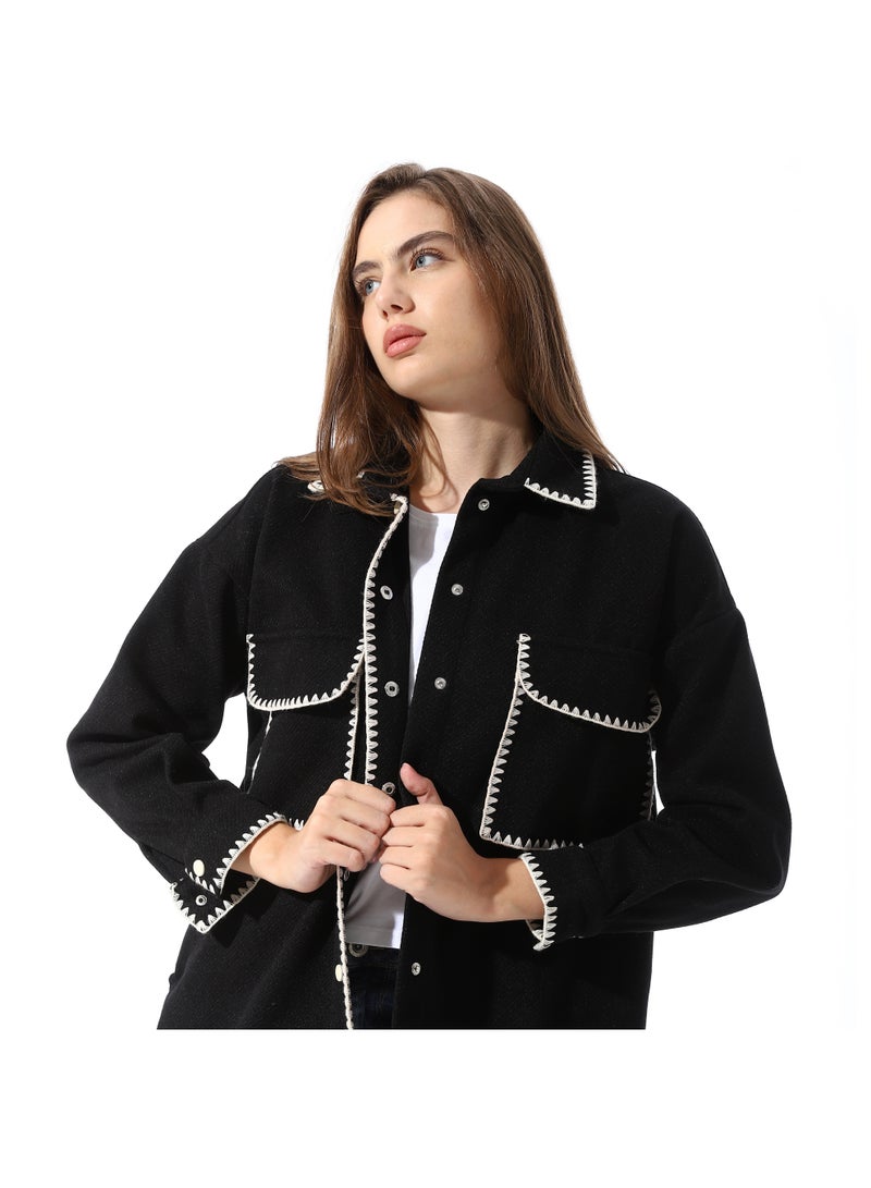 Coctail Women's Winter Jacket-17328 - Image 5