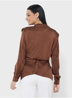ELLA Top With Waist Twist Detail  - Image 2