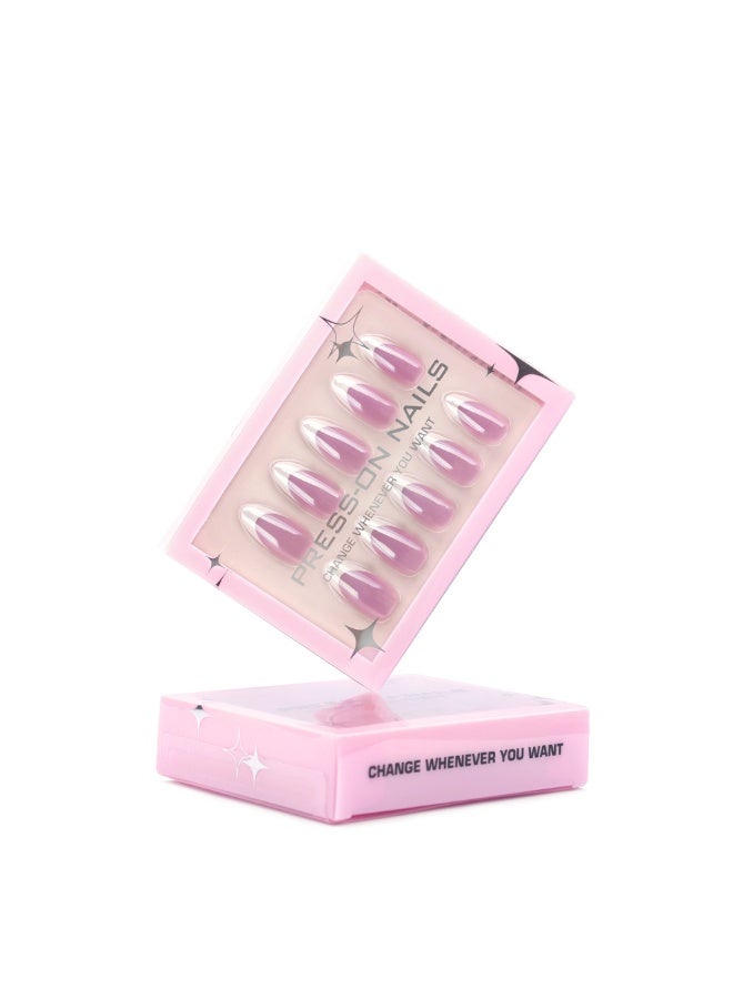 Remy Belle 30 Pcs Press on Nails includes Glue, Nail File, Cuticle Pusher - Image 3