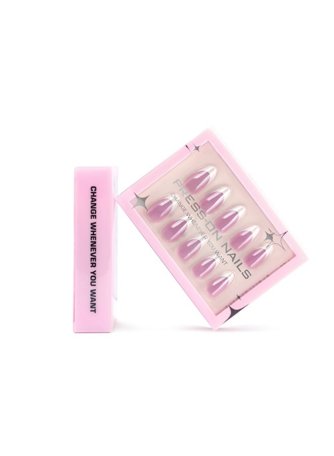 Remy Belle 30 Pcs Press on Nails includes Glue, Nail File, Cuticle Pusher - Image 2