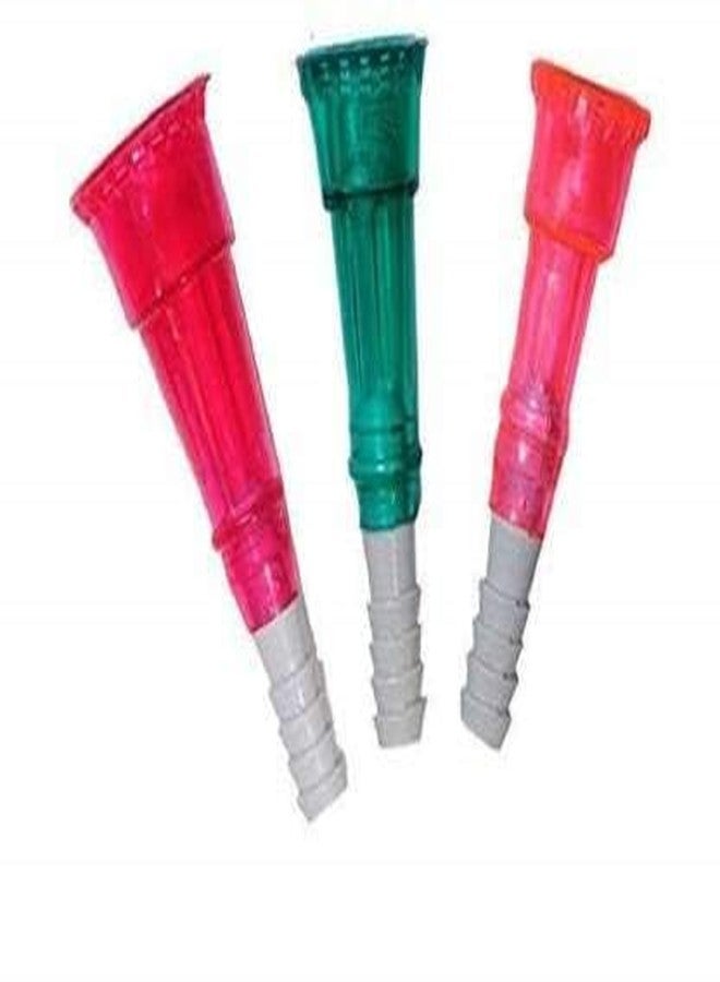 SAFE CHOICE وصلة صنبور PVC آمنة من Safe Choice / وصلة أنبوب مطاطية / فوهة أنبوب للاستخدام في الحمام والمطبخ والحديقة - مجموعة من 3 قطع (قد يختلف اللون) وصلة خرطوم 15 مم (3/4 بوصة) - Image 1