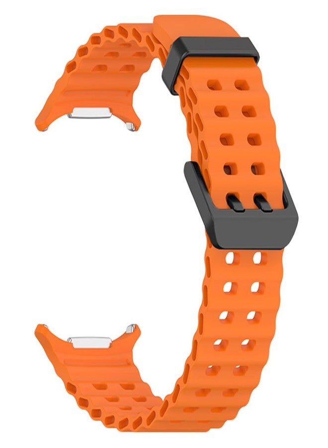 EANWireless Compatible for Samsung Galaxy Watch 7 Ultra Band 47mm, (5 Pack) Soft Ocean Silicone Sport Strap Replacement Accessory Fit for Samsung Galaxy Watch Ultra Bands - Image 5