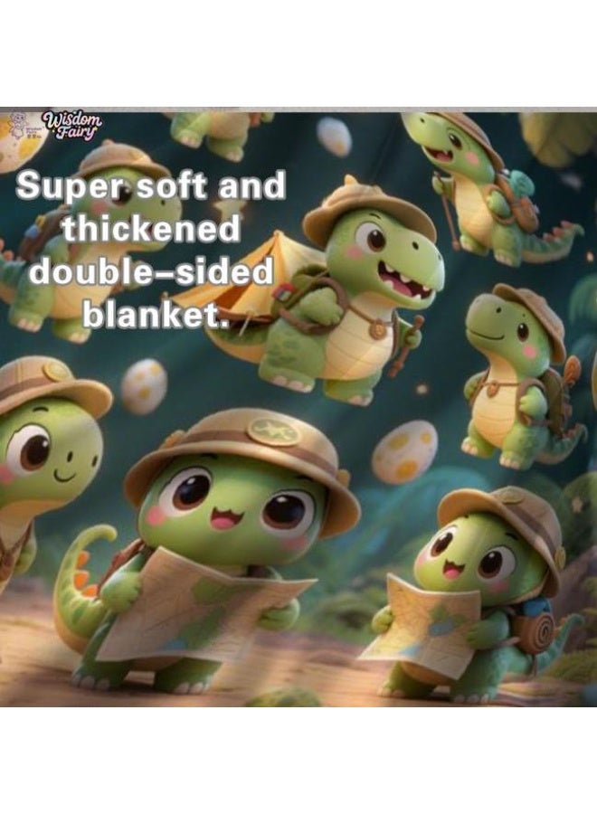 general Wisdom Fairy (latest) flannel thin blanket (warm and comfortable, suitable for sleep, game use, dust and sandproof) 150cm*200cm - 15 - Image 1