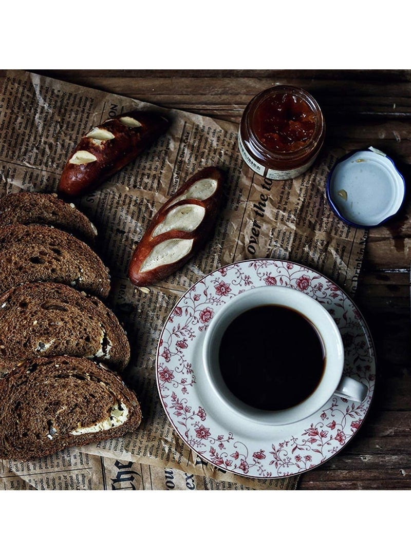 Cuken 50 Pieces of Disposable Baking Paper Tools (Brown) - Image 5