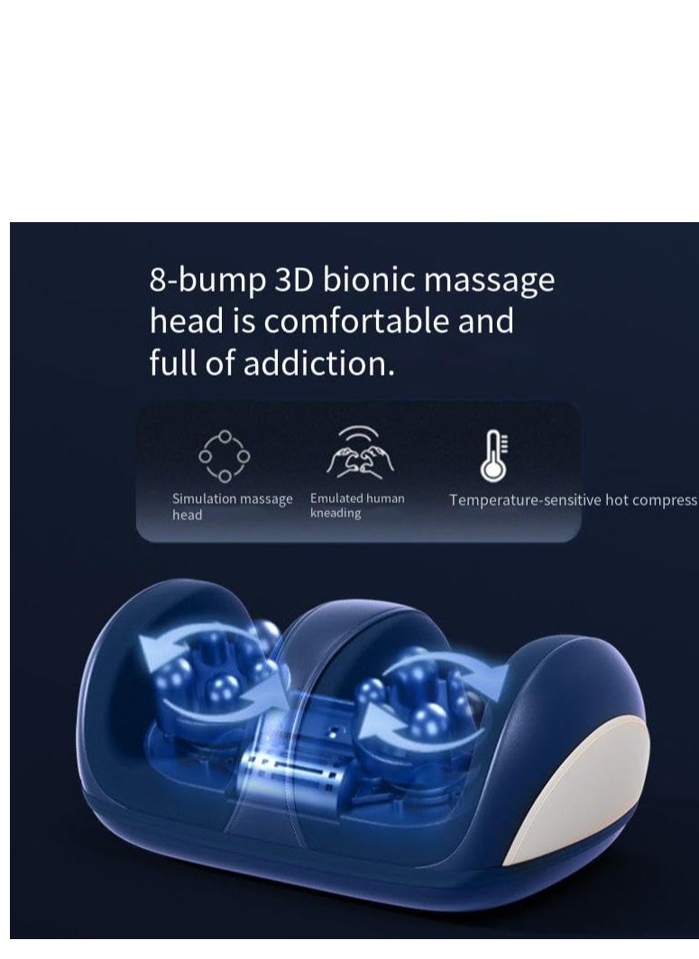 PENG GENERAL Foot and Calf Massager with Heat (Blue)  - Image 2