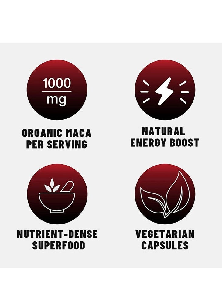 Wins Town Maca extra strength supports balance boost energy Dietary Supplement, - 60  Capsules  - Image 4