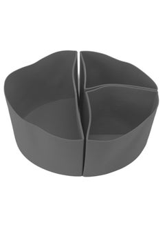 Thoraya 3 in 1 Slow Cooker Liner 6QT Silicone Cook Pot Divider Easy to Clean Slow Cooker Accessories Cooking Liner for Home Restaurant Grey  - Image 1