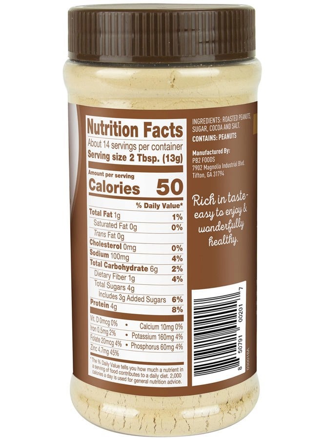 PB2 Powdered Peanut Butter (With Chocolate) 6.5 oz - Image 2