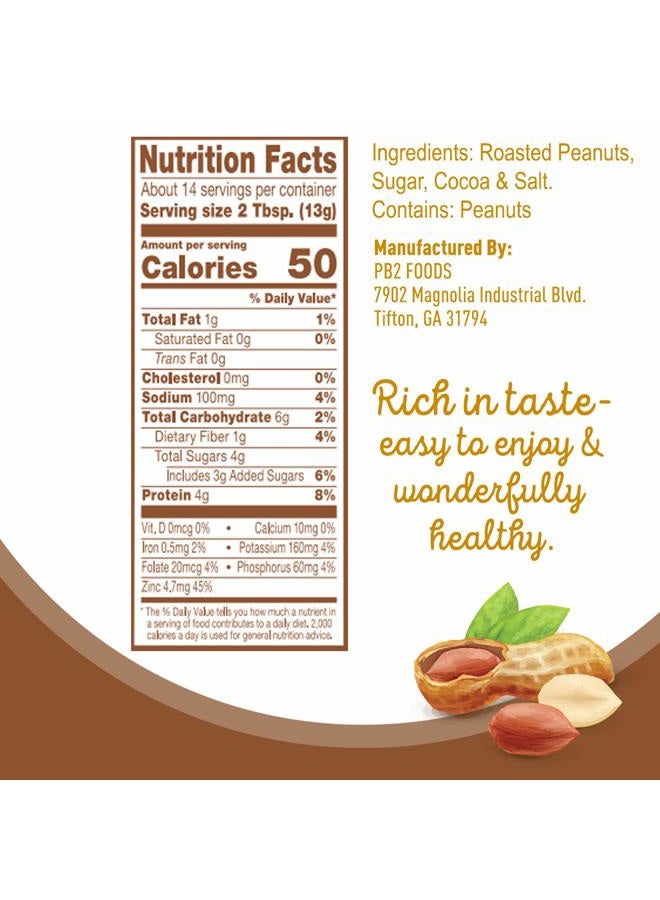 PB2 Powdered Peanut Butter (With Chocolate) 6.5 oz - Image 3