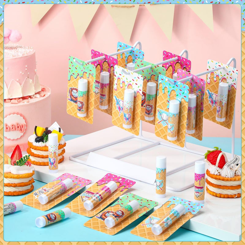 Loopeer Ice Cream Drip Baseball Gifts Party Favors Bulk Baseball Ice Cream Drip Lip Balms Sports Team Gifts Birthday Party Favors Decorations Inspirational Accessories for Teen Adults(Original,15 Pcs) - Image 4