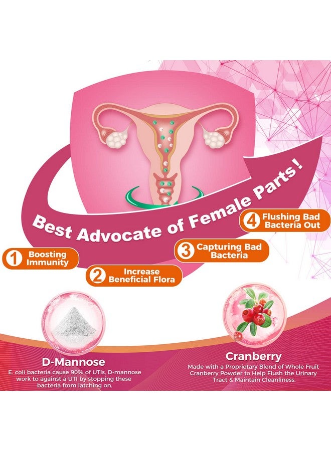 ZEBORA Probiotics For Women 100 Billion Cfus With Prebiotics D Mannose & Cranberry For Digestive Immune Feminine Ut Health Support Ultimate Probiotic Women - Image 5