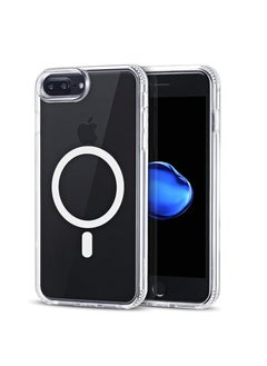 حافظة هاتف مغناطيسية لهاتف iPhone 8 Plus/7 Plus لحافظة Magsafe/حافظة iPhone 8 Plus مقاومة للصدمات لـ MagSafe/حافظة لهاتف Apple iPhone 8 Plus حافظة مغناطيسية/حافظة هاتف محمول iPhone 7 Plus مغناطيسية
