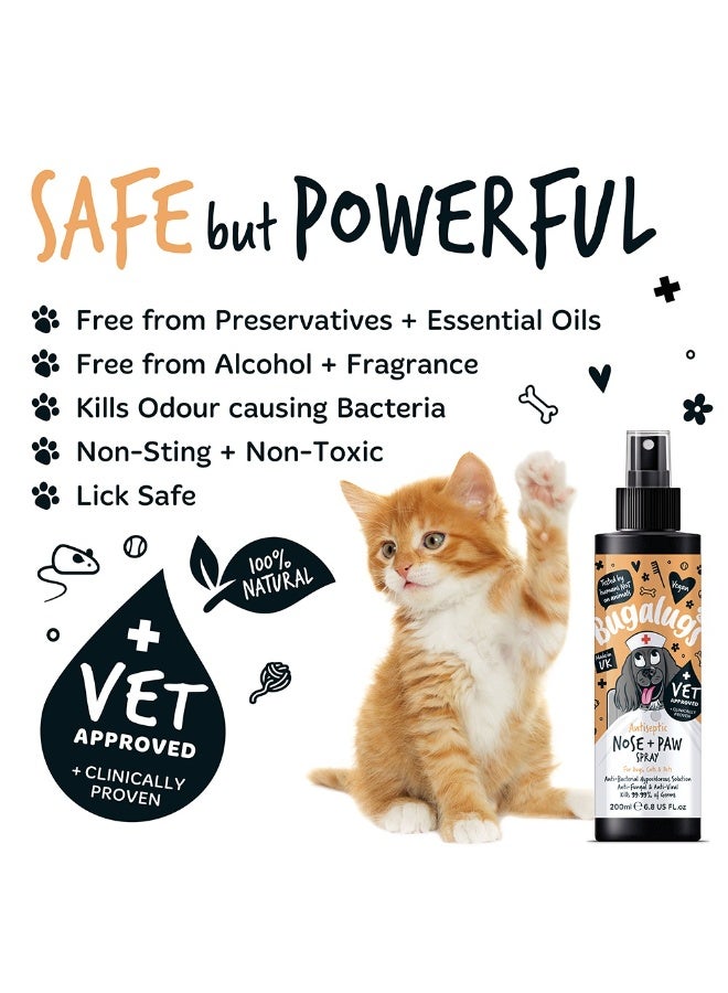 BUGALUGS Antiseptic Paw & Nose Spray 200ml (6.8 Fl Oz) - Image 2