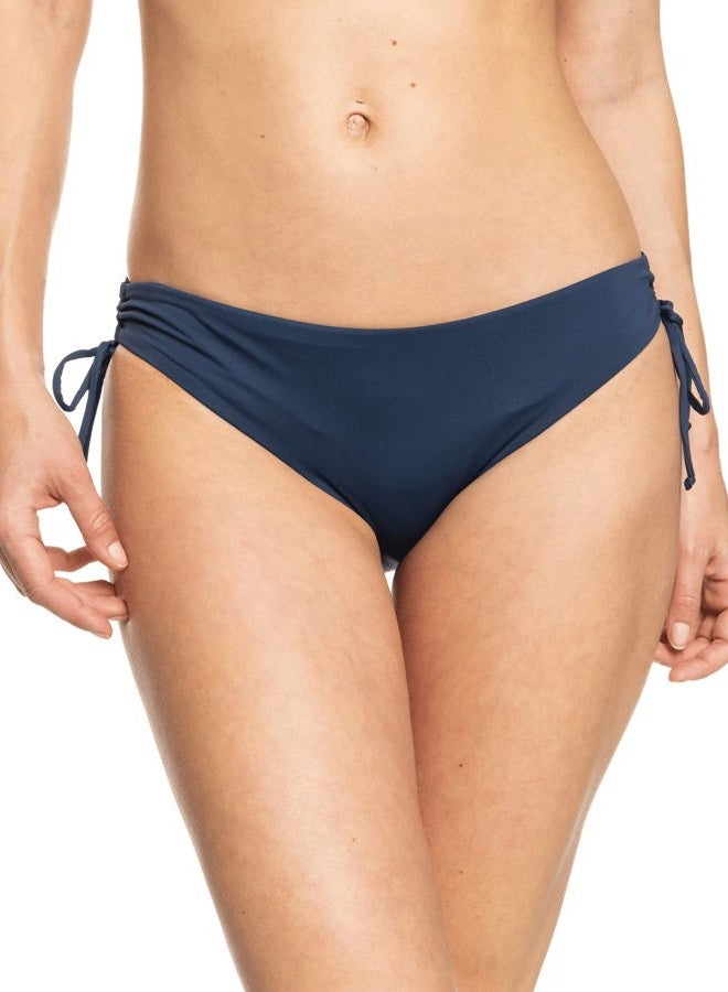 Women's Standard Solid Beach Classics Hipster Bottom, Mood Indigo, L