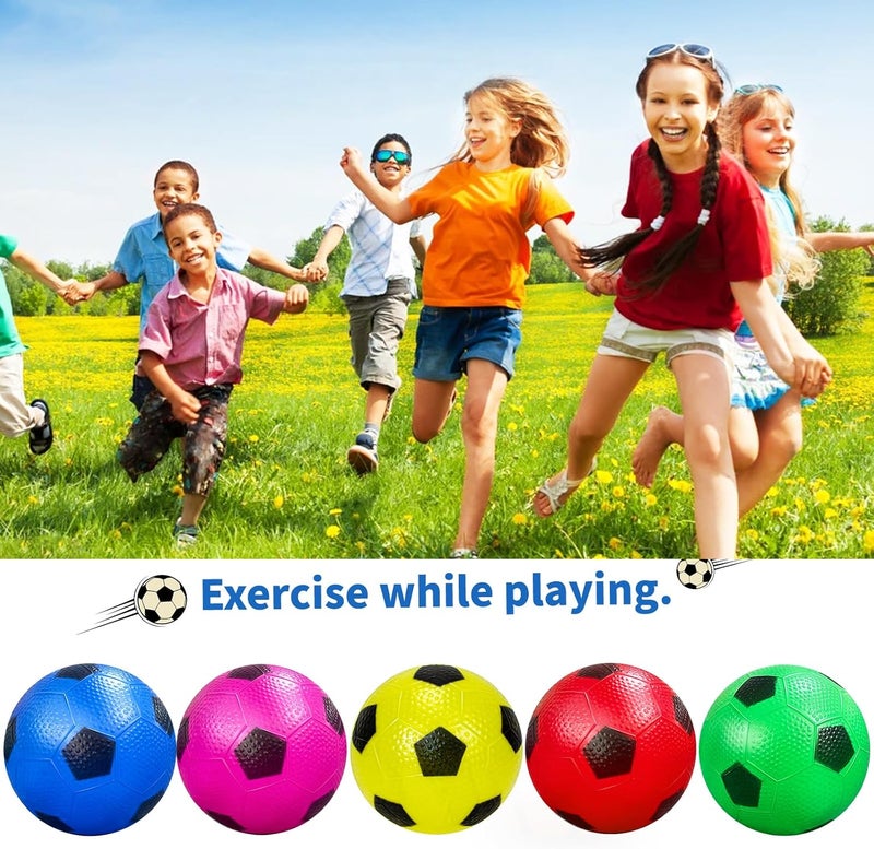 Ynanimery 12 Pack Mini Soccer Balls for Kids, 4'' Inflatable Mini Balls for Indoor Outdoor Games, Small Soccer Ball for Pool Beach Garden Sports Game Party Supplies - Image 3