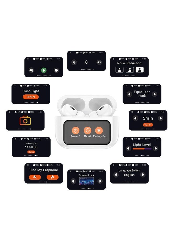 هوكو سماعة هوكو EW72 لاسلكية مع شاشة لمس ملونة وميزة إلغاء الضوضاء ANC - Image 4