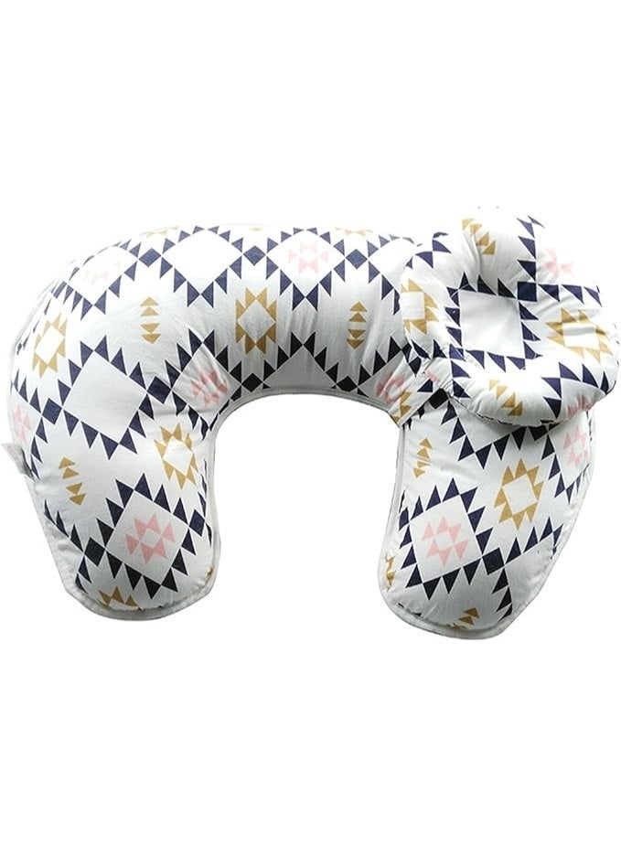 NAKXUS Nursing-Breast Feeding Baby Pillow,Newborn Infant support Cushion Nursing Maternity Breastfeeding Pillows U Shape Pillow Head Pillows - Washable Bamboo Cotton Pillowcase - Image 1