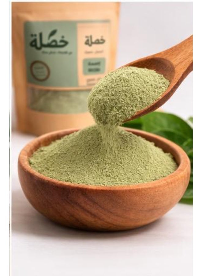 Khasla Organic Wasma Powder 100% Natural for Hair Darkening & Gray Coverage Providing Deep Rich Color and Healthy Radiant Hair Naturally (250g) - Image 4
