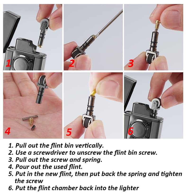 Malisseladi Jet Torch Cigar Lighter, Soft/Jet Flame Switchable Cigarette Lighter with Flame Adjustable, Refillable Butane Lighter, Great Gift for Man, Birthday, Christmas (Black) - Image 5
