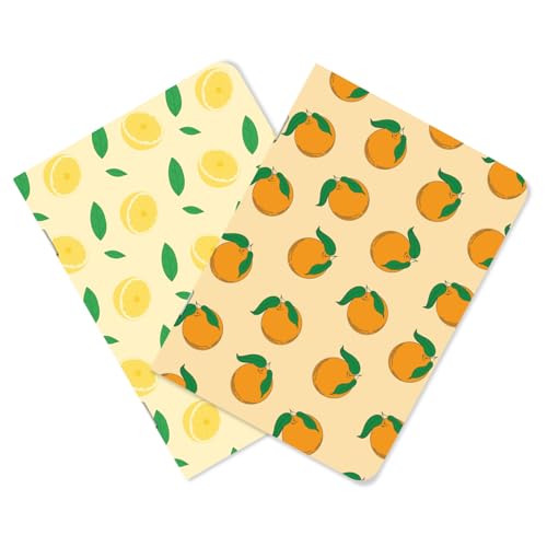 Sketchfab A5 Handy Diary notebook Unique Stationery items, Easy to Carry Unruled, Plain Cute Set of 2 for Writing, Notes, Notebooks - Journal Diary book (Hello Have a Nice Day - Yellow) - Image 2