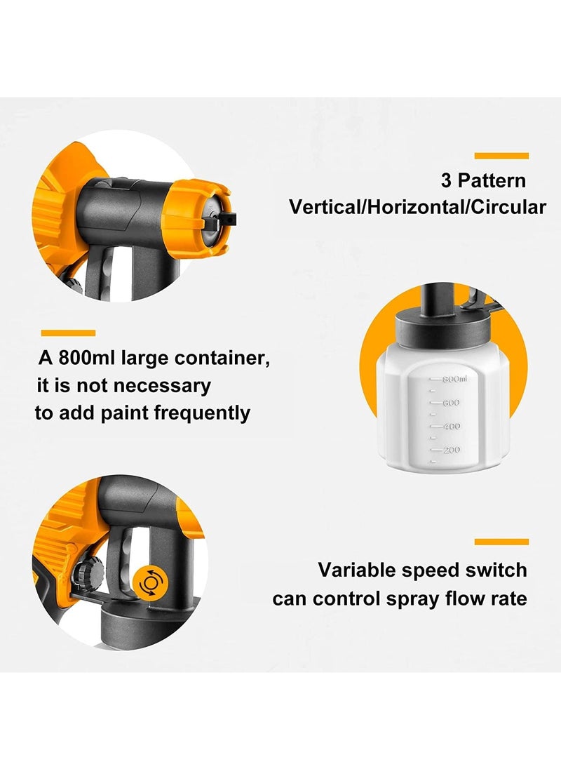 INGCO INGCO Lithium-Ion Electric Spray Gun – Adjustable Pressure, Lightweight, Ideal for Painting Walls, Furniture, and More  - Image 5