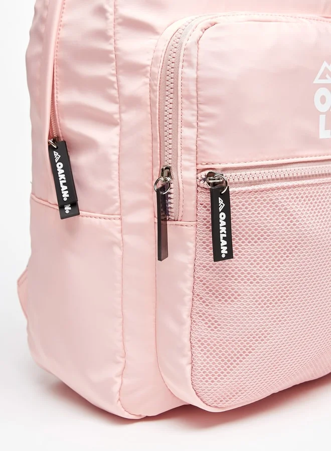 شو اكسبرس Girls by Shoexpress Logo Print Backpack with Lunch Bag and Pencil Pouch - 42x30x16 cm