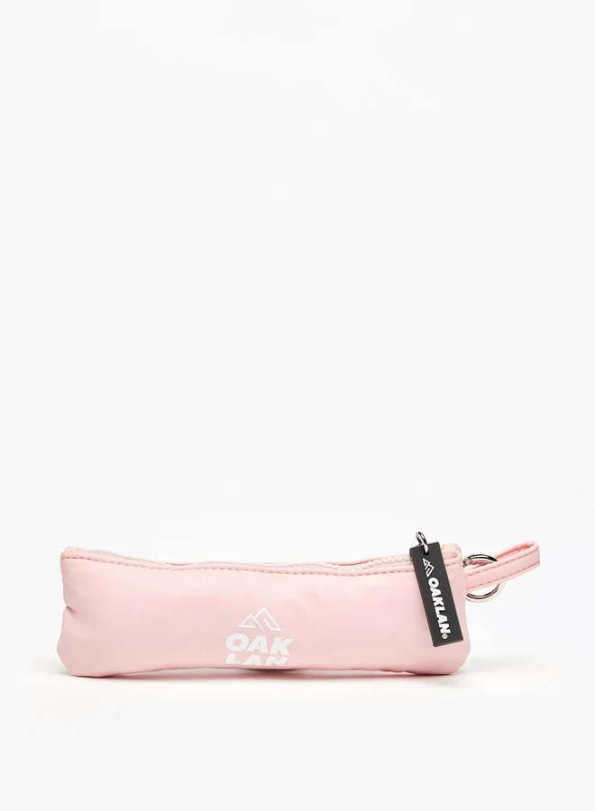 شو اكسبرس Girls by Shoexpress Logo Print Backpack with Lunch Bag and Pencil Pouch - 42x30x16 cm