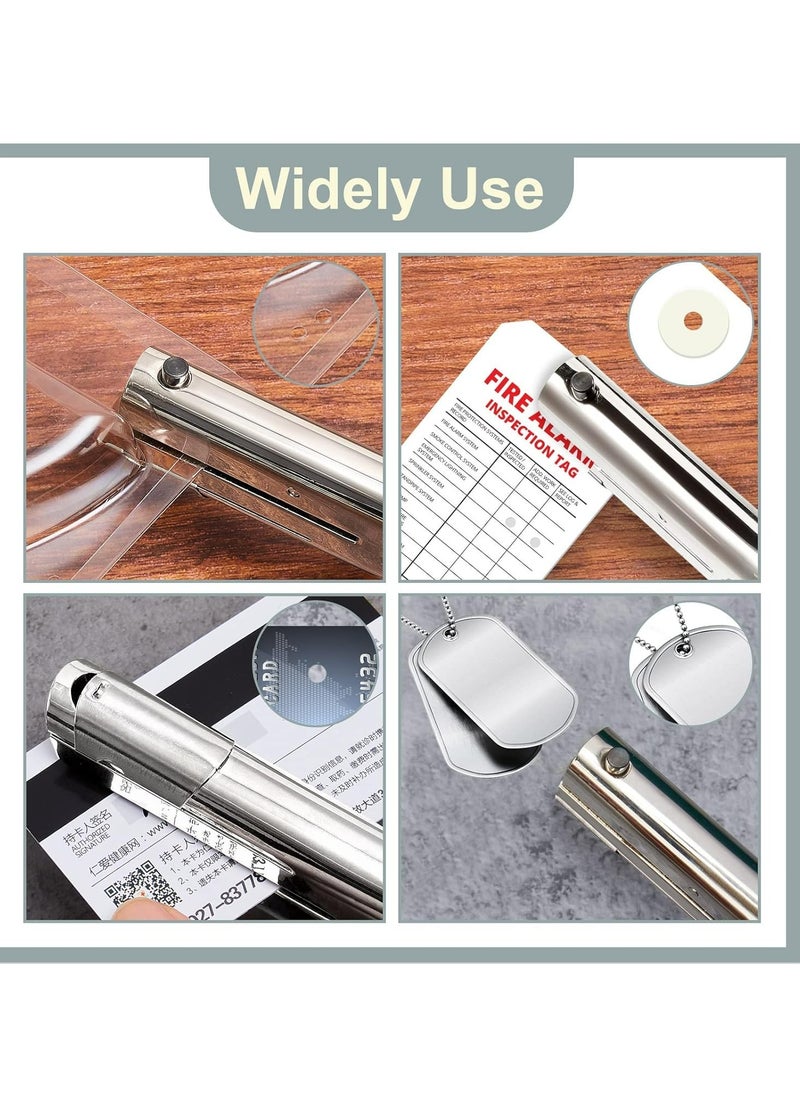 Oasisgalore - Portable Handheld Hole Punch Paper Paper Fits Paper, Business Cards, PVC Bank Cards(1/4" Hole) - Image 1