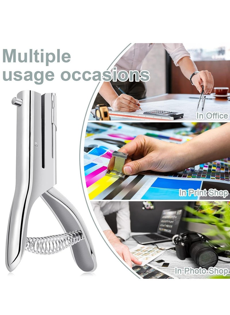 Oasisgalore - Portable Handheld Hole Punch Paper Paper Fits Paper, Business Cards, PVC Bank Cards(1/4" Hole) - Image 1