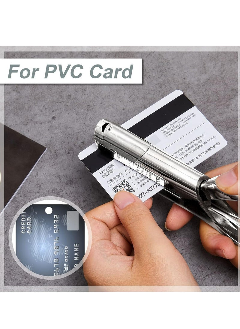 Oasisgalore - Portable Handheld Hole Punch Paper Paper Fits Paper, Business Cards, PVC Bank Cards(1/4" Hole) - Image 1