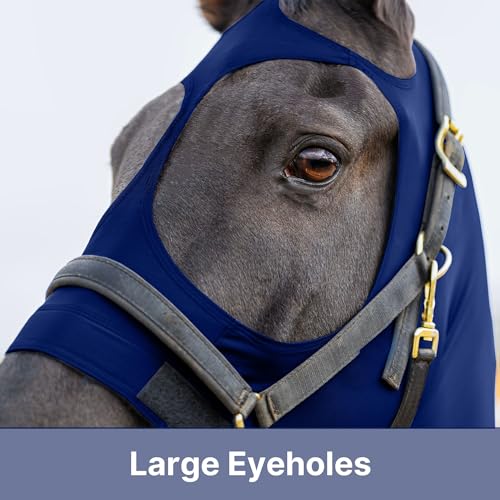 RESISTANCE Premium Horse Hood Pull-On with Face - Horse Sleazy Slickers and Horse Care Sheet - Image 4