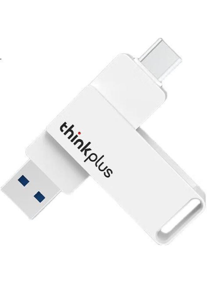 thinkplus Thinkplus Lenovo 128Gb Usb3.2 Metal Flash Drive, High Read Speed, Type-C Dual Interface, Large Capacity, Compatible With Phones And Computers, Tu260 Series - Image 2