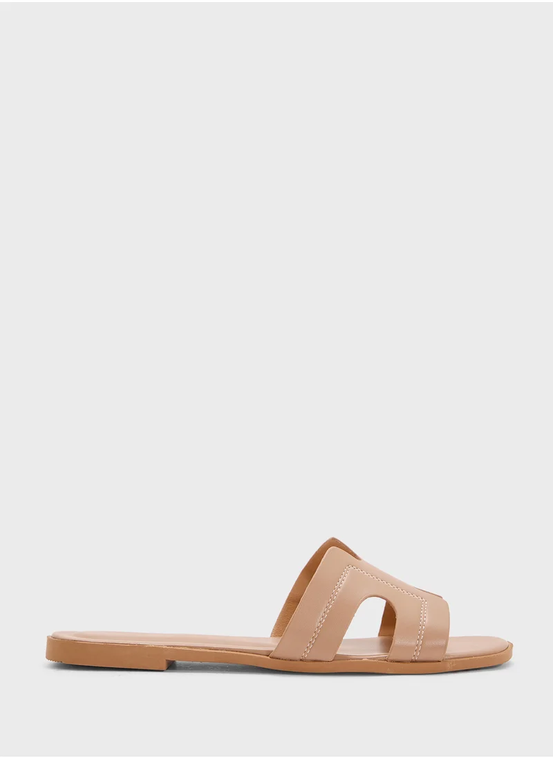 Ginger Womens Casual Flat Sandal
