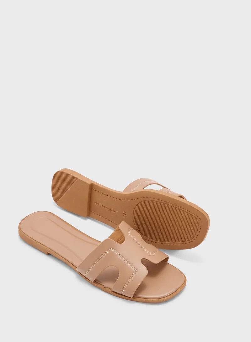 جينجر Womens Casual Flat Sandal