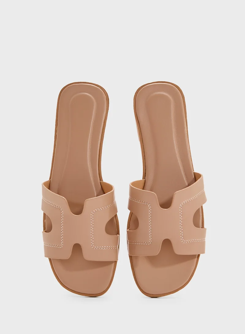 جينجر Womens Casual Flat Sandal