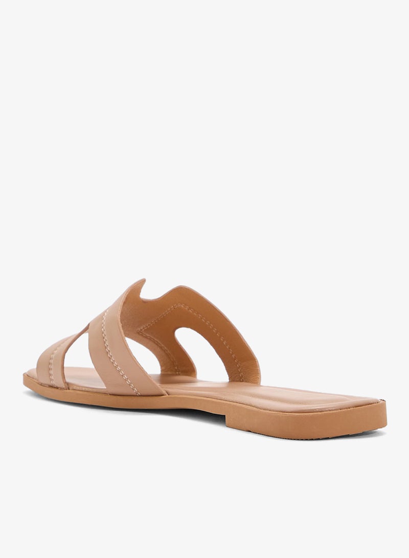 جينجر صندل نسائي مسطح كاجوال - Image 2