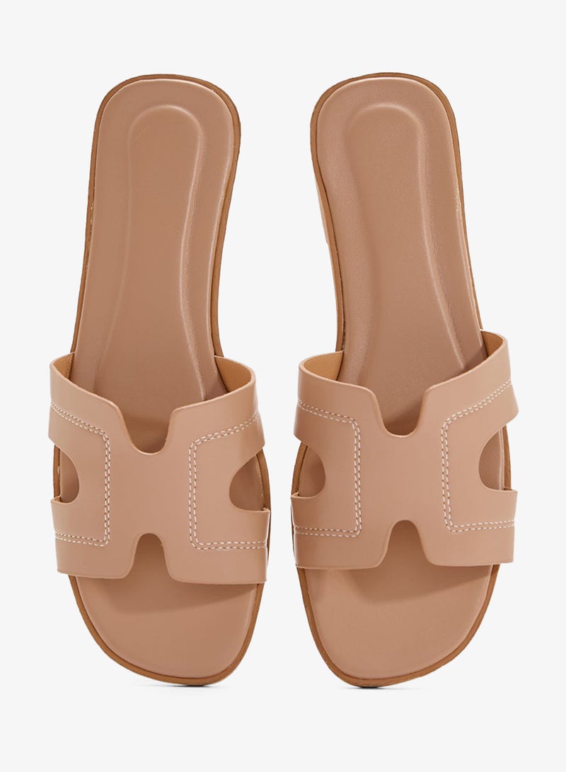 جينجر صندل نسائي مسطح كاجوال - Image 4