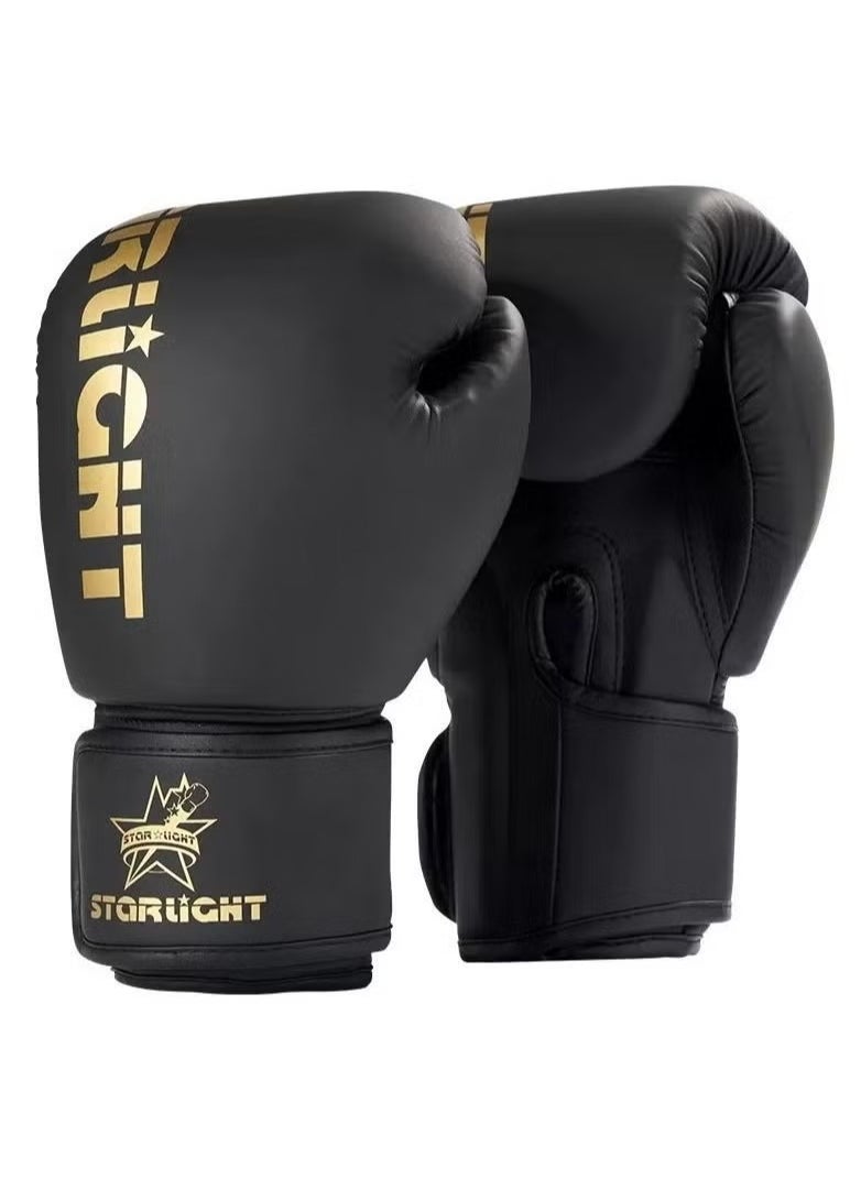 POWER Professional Thickened Full Finger Boxing Gloves for Children Adults Black  - Image 1