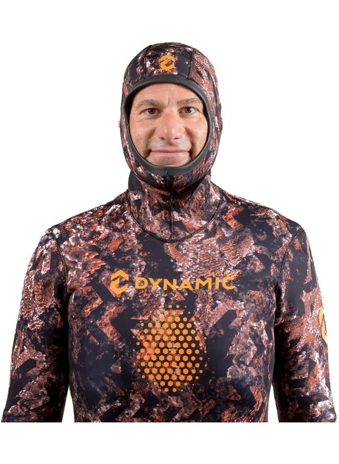 DYNAMICNORD - DYNAMIC NORD SFS-5 FREE DIVE SUIT 5MM HOODED JACKET + PANT CAMO/BROWN - Image 1