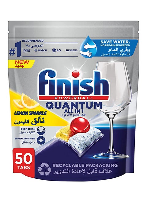 Powerball Quantum All In 1 Dishwashe Lemon Sparkle